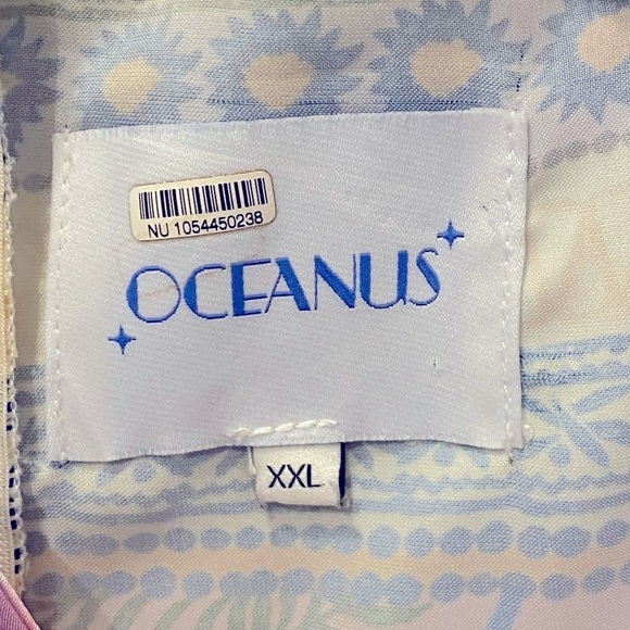 Oceanus Camille Satin Midi Dress Size XXL - Picture 15 of 16